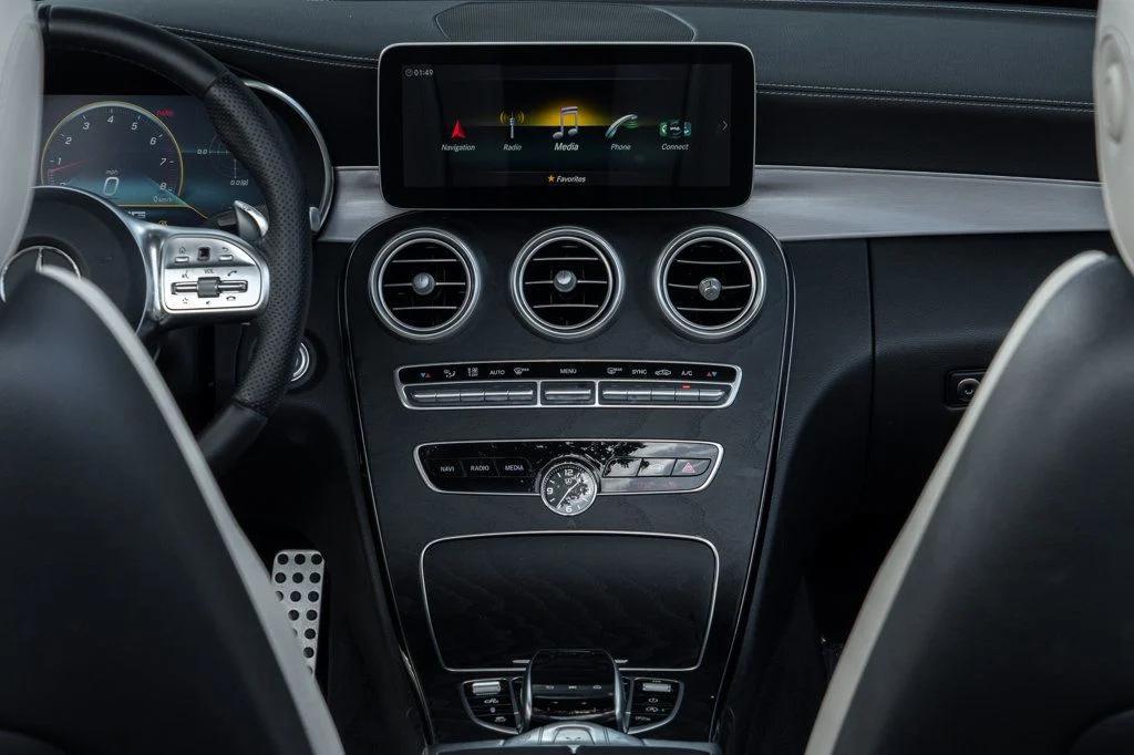 used 2021 Mercedes-Benz AMG C 43 car, priced at $44,995