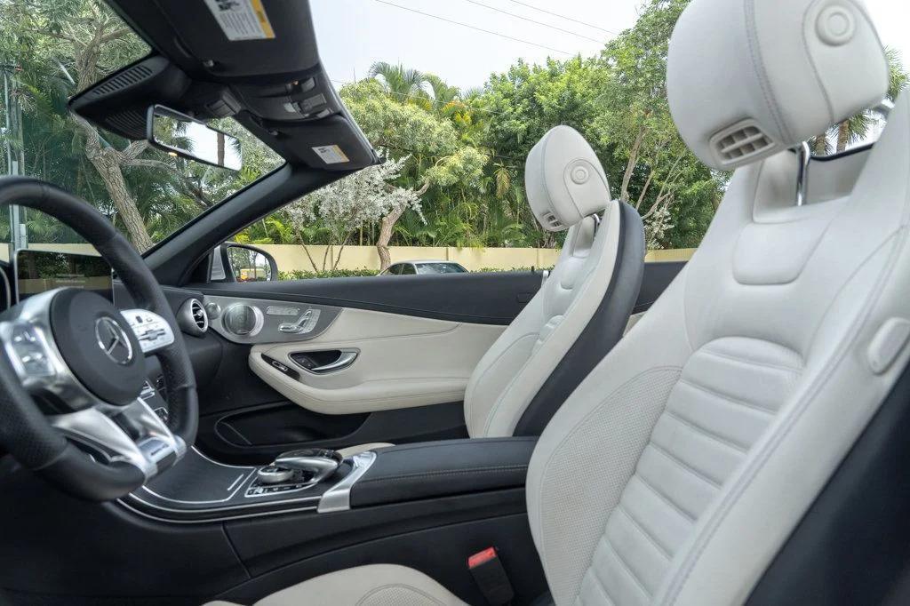 used 2021 Mercedes-Benz AMG C 43 car, priced at $44,995