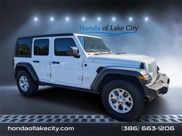 used 2021 Jeep Wrangler Unlimited car, priced at $22,212