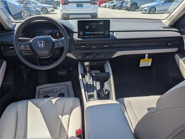new 2025 Honda Accord car, priced at $31,205