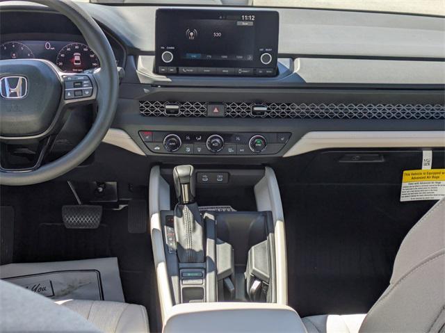 new 2025 Honda Accord car, priced at $31,205