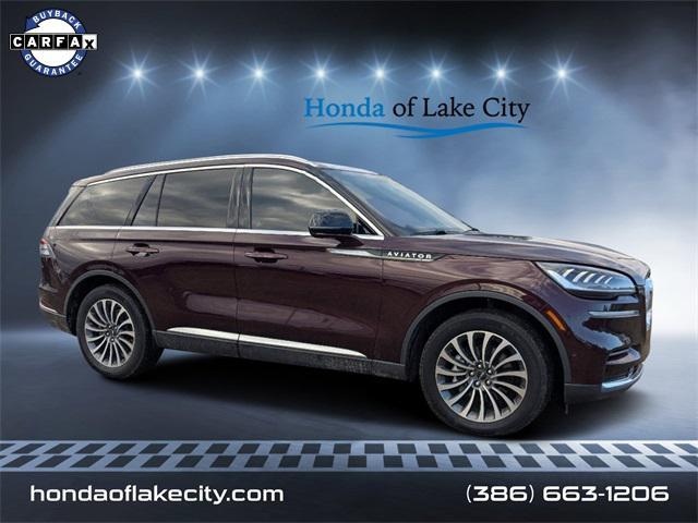 used 2022 Lincoln Aviator car, priced at $40,596