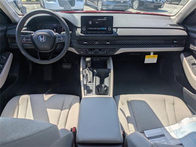 new 2025 Honda Accord car, priced at $31,205