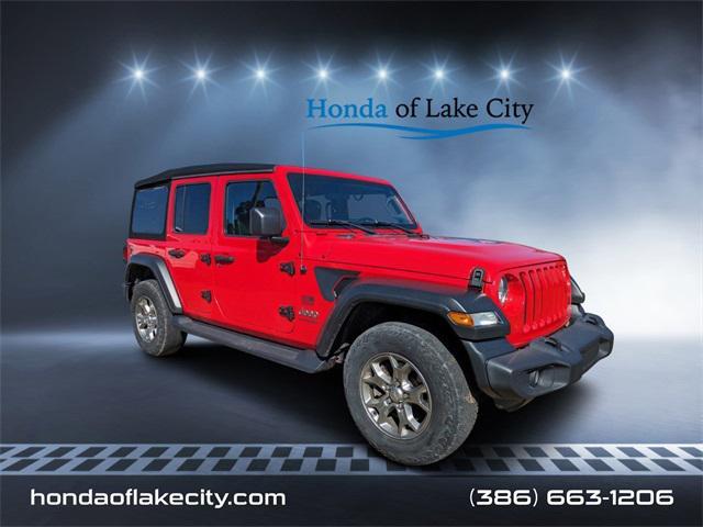 used 2020 Jeep Wrangler Unlimited car, priced at $23,651