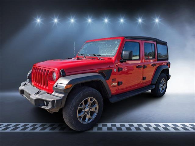 used 2020 Jeep Wrangler Unlimited car, priced at $23,651