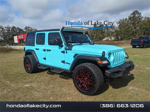 used 2021 Jeep Wrangler Unlimited car, priced at $29,430