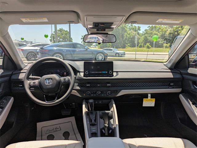 new 2025 Honda Accord car, priced at $28,665