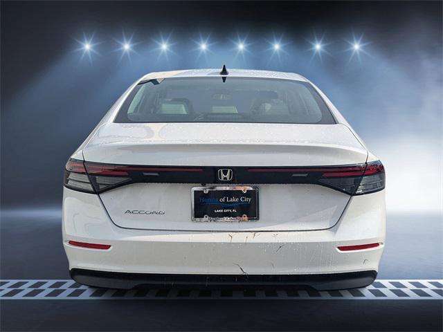 new 2025 Honda Accord car, priced at $29,170