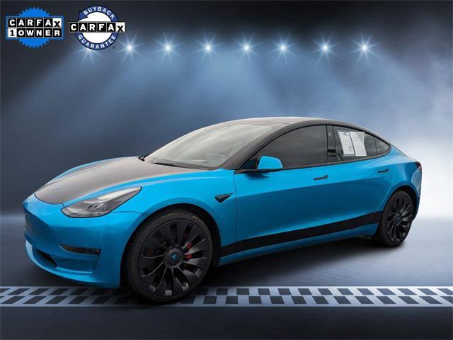 used 2022 Tesla Model 3 car, priced at $27,946