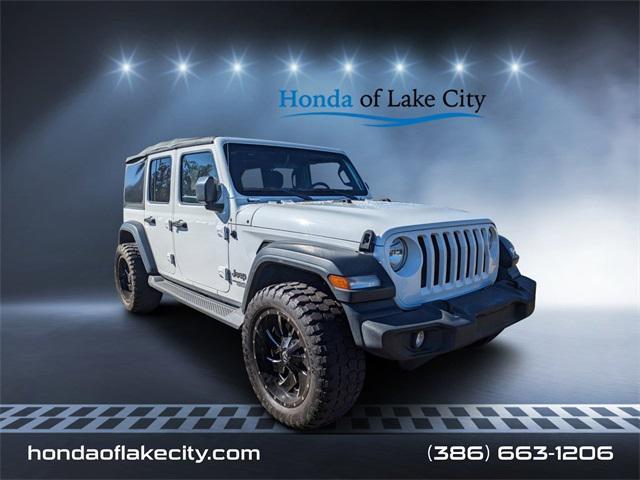 used 2018 Jeep Wrangler Unlimited car, priced at $22,109