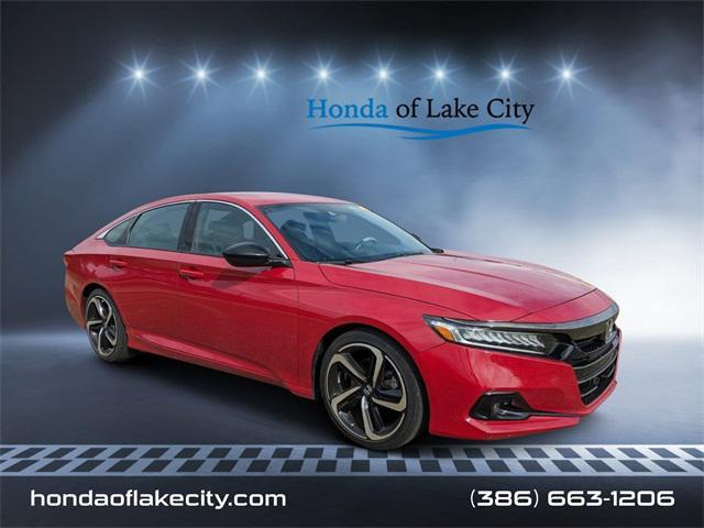 used 2021 Honda Accord car, priced at $23,658