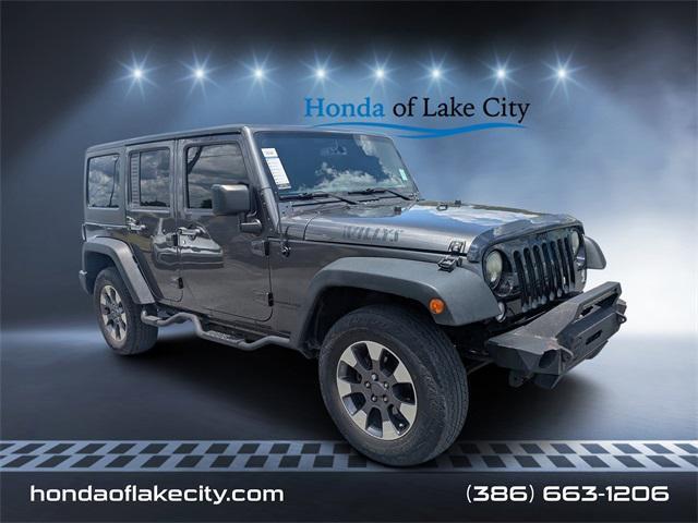 used 2018 Jeep Wrangler JK Unlimited car, priced at $16,589