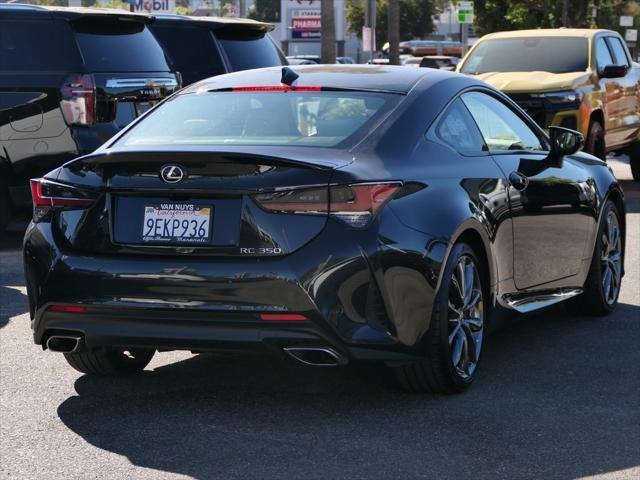 used 2022 Lexus RC 350 car, priced at $44,000