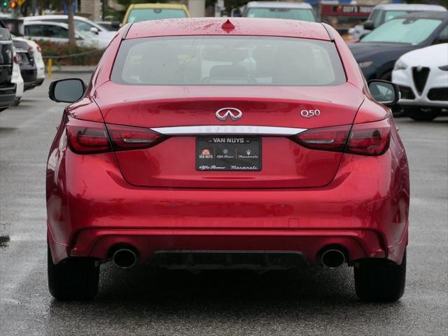 used 2021 INFINITI Q50 car, priced at $25,000