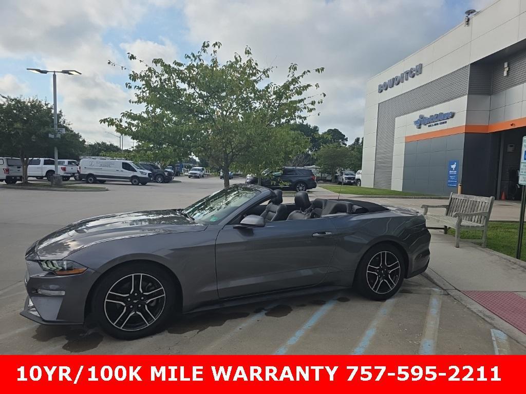 used 2021 Ford Mustang car, priced at $21,950
