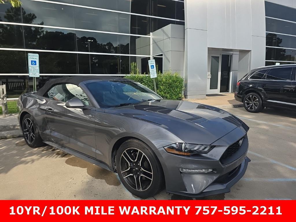 used 2021 Ford Mustang car, priced at $21,950