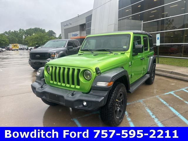 used 2018 Jeep Wrangler Unlimited car, priced at $18,900