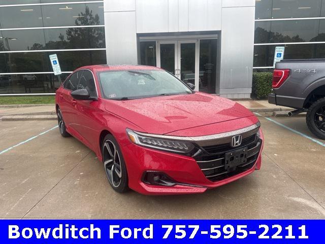 used 2021 Honda Accord car, priced at $23,900