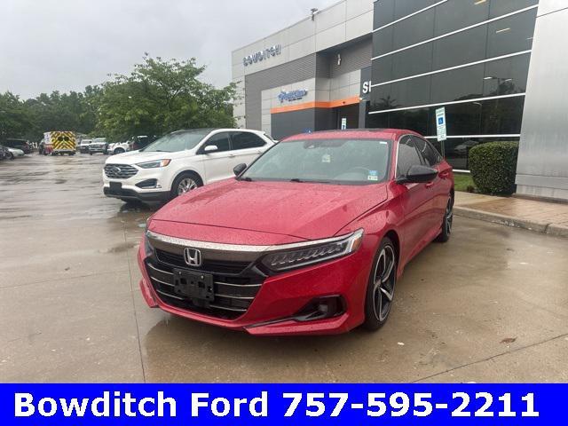 used 2021 Honda Accord car, priced at $23,900