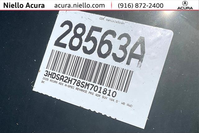 new 2025 Acura ADX car, priced at $45,350