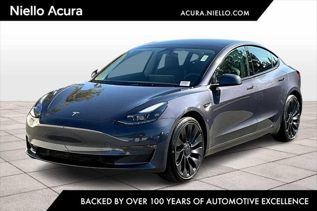 used 2023 Tesla Model 3 car, priced at $29,988