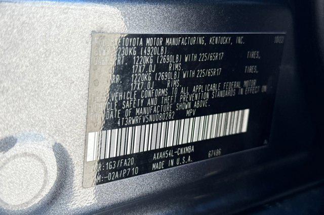 used 2022 Toyota RAV4 Hybrid car, priced at $33,999