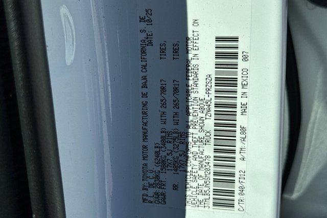 new 2025 Toyota Tacoma car, priced at $47,124