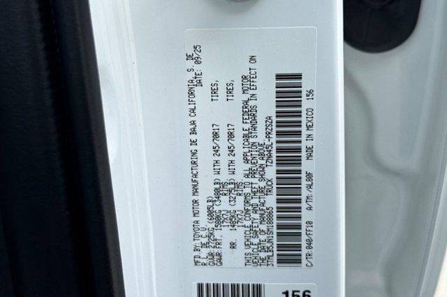 new 2025 Toyota Tacoma car, priced at $41,426