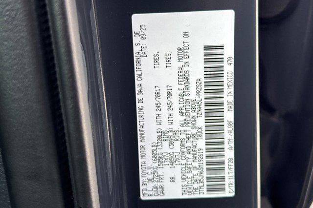 new 2025 Toyota Tacoma car, priced at $42,033