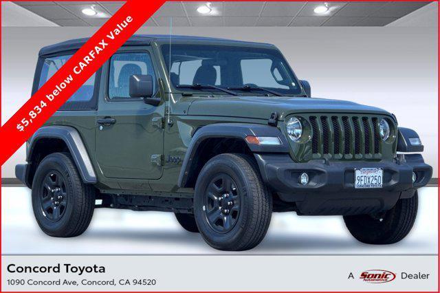 used 2023 Jeep Wrangler car, priced at $23,996