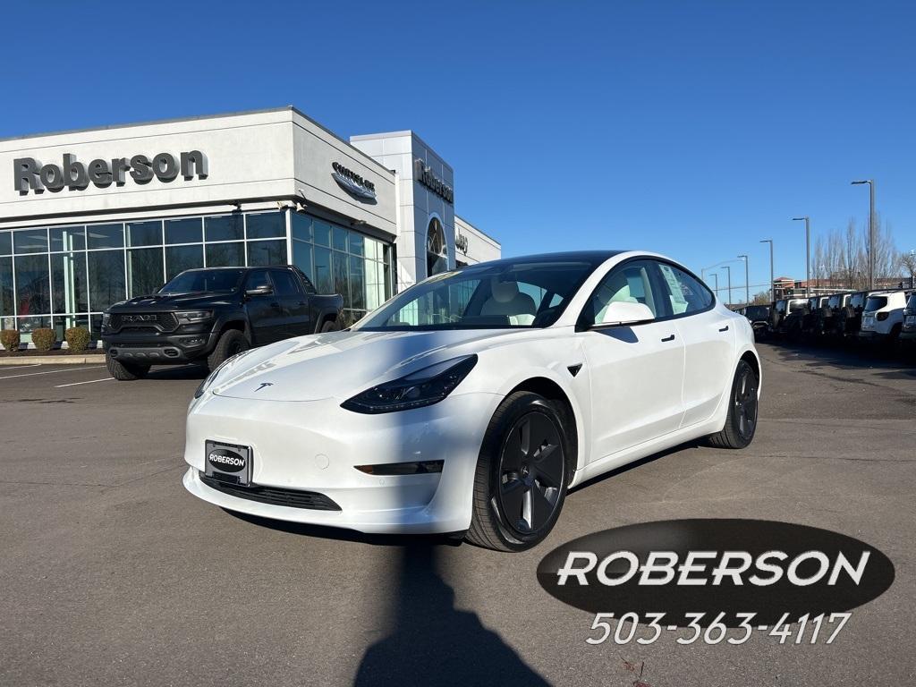 used 2022 Tesla Model 3 car, priced at $31,800