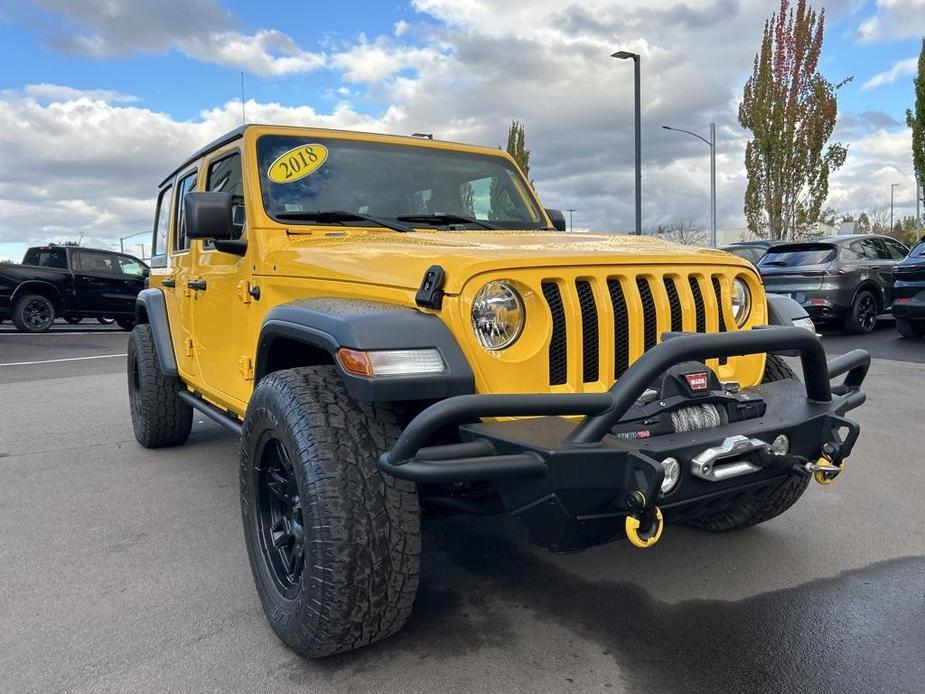 used 2018 Jeep Wrangler Unlimited car, priced at $30,800