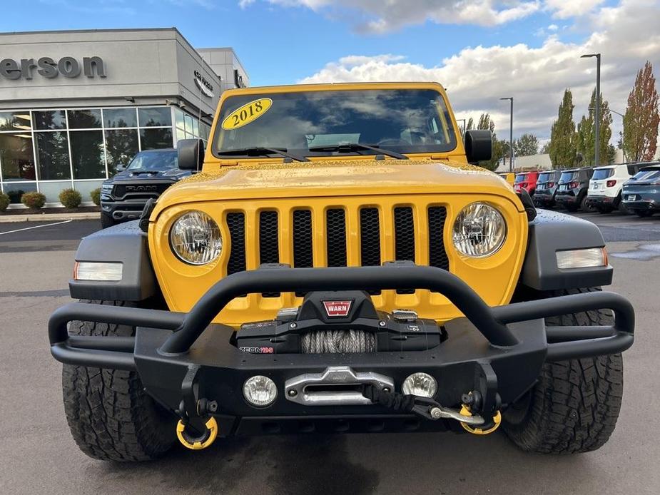 used 2018 Jeep Wrangler Unlimited car, priced at $30,800