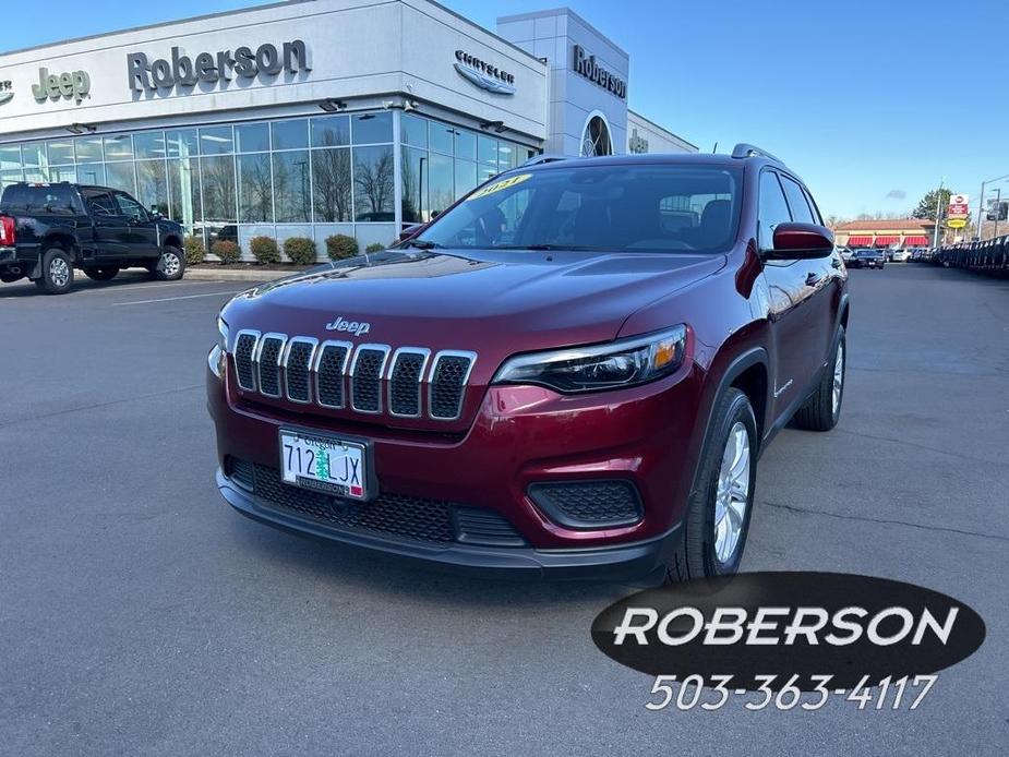 used 2021 Jeep Cherokee car, priced at $20,998