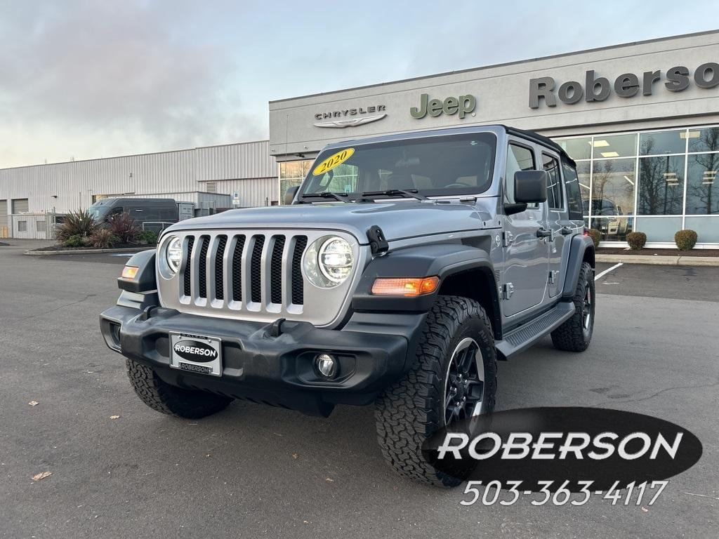 used 2020 Jeep Wrangler Unlimited car, priced at $35,500