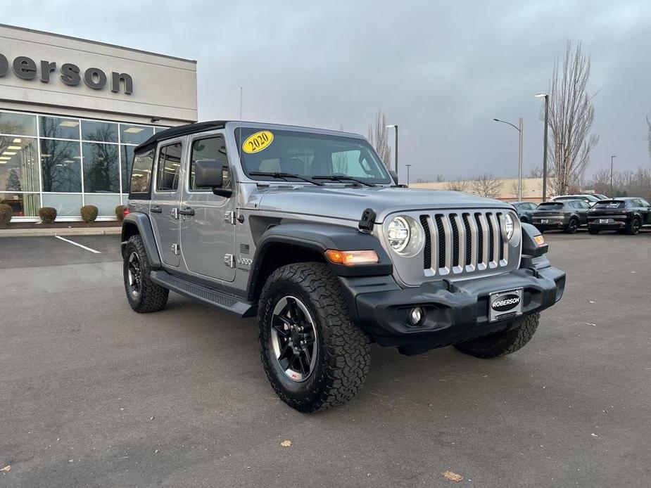 used 2020 Jeep Wrangler Unlimited car, priced at $34,500