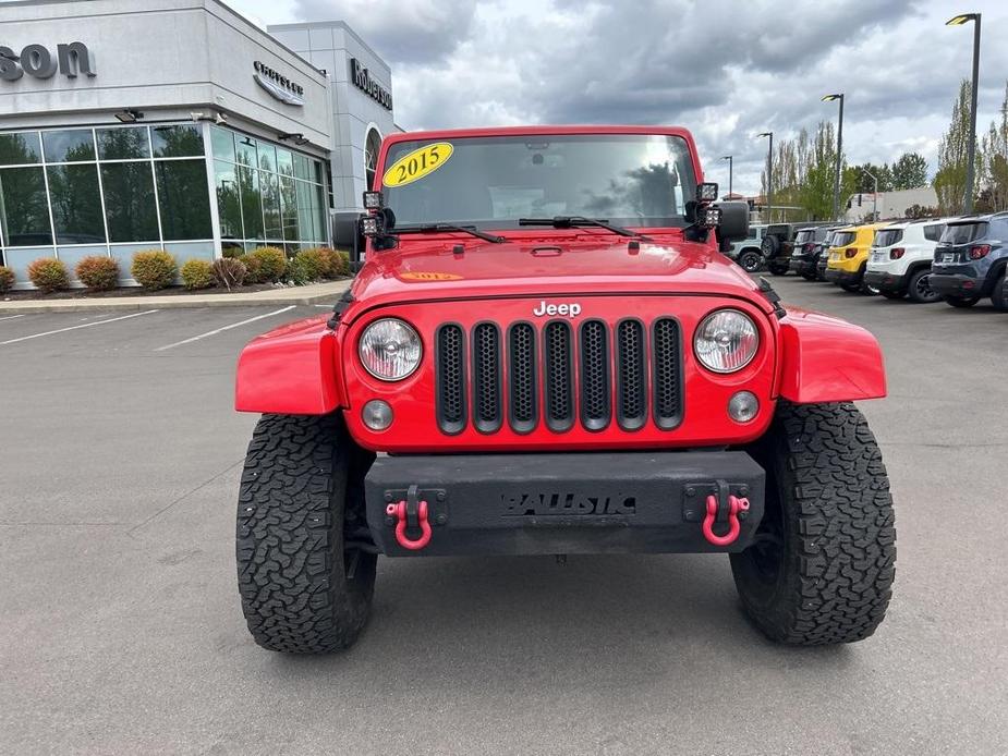 used 2015 Jeep Wrangler Unlimited car, priced at $23,500
