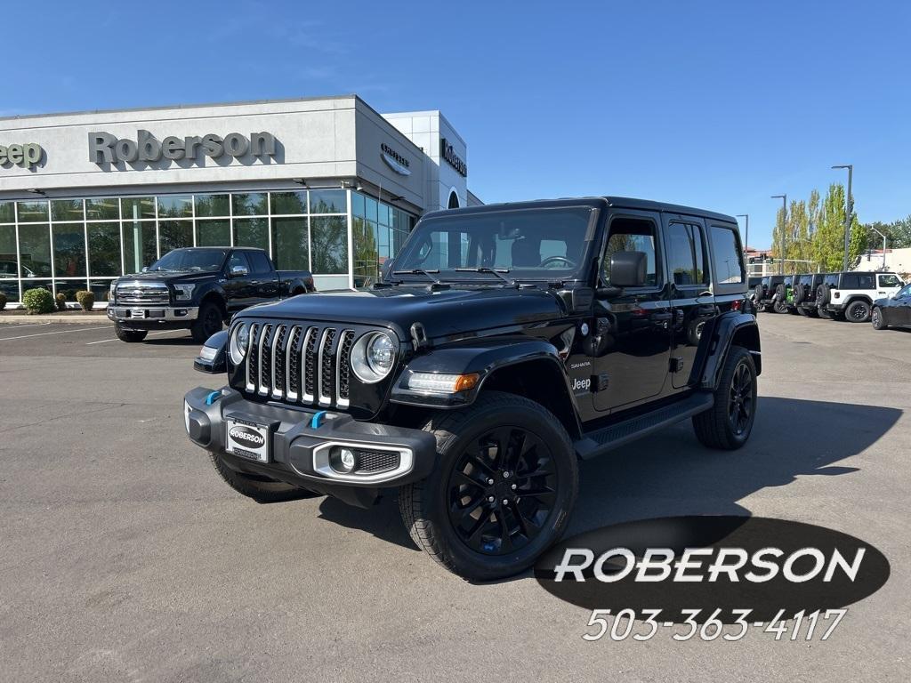 used 2023 Jeep Wrangler 4xe car, priced at $34,998