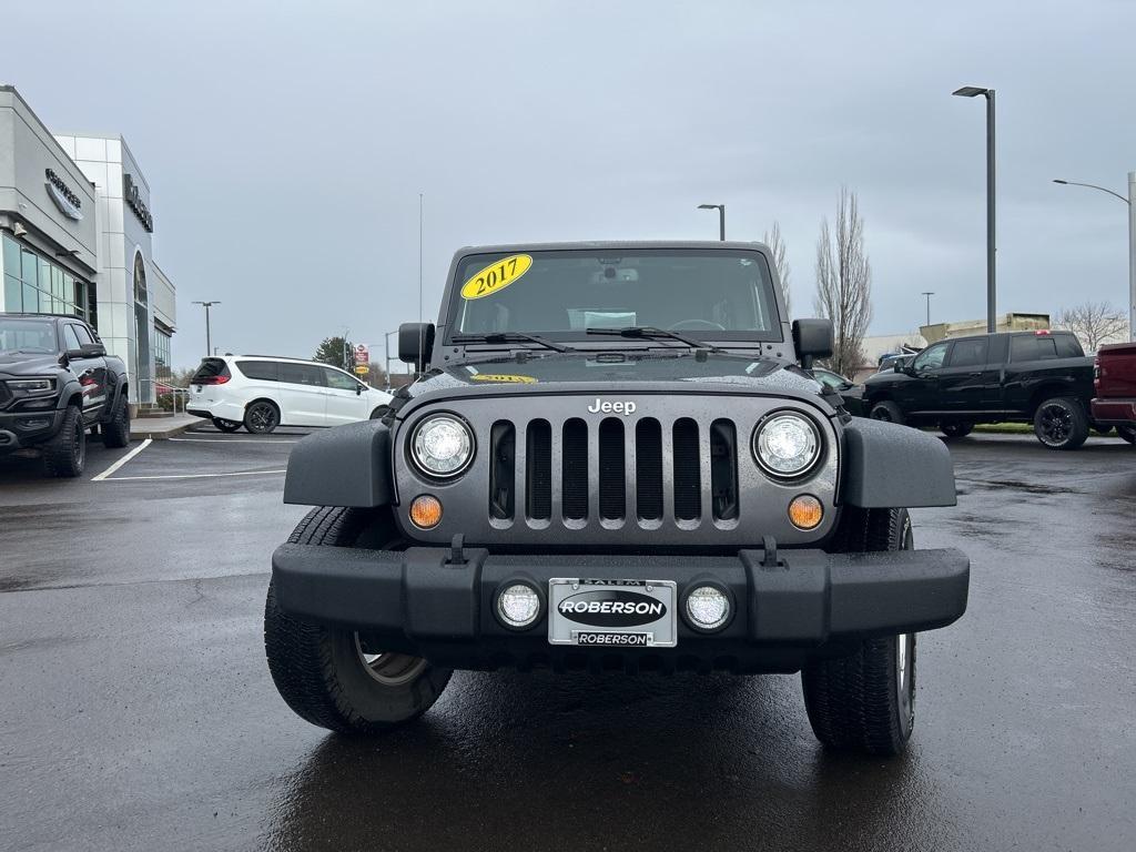 used 2017 Jeep Wrangler Unlimited car, priced at $26,500