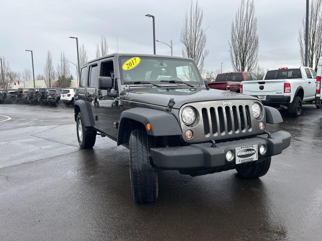 used 2017 Jeep Wrangler Unlimited car, priced at $26,500