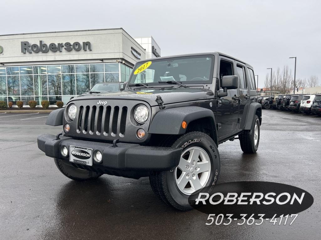 used 2017 Jeep Wrangler Unlimited car, priced at $26,500