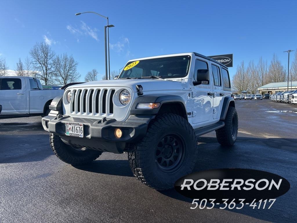 used 2023 Jeep Wrangler car, priced at $37,998