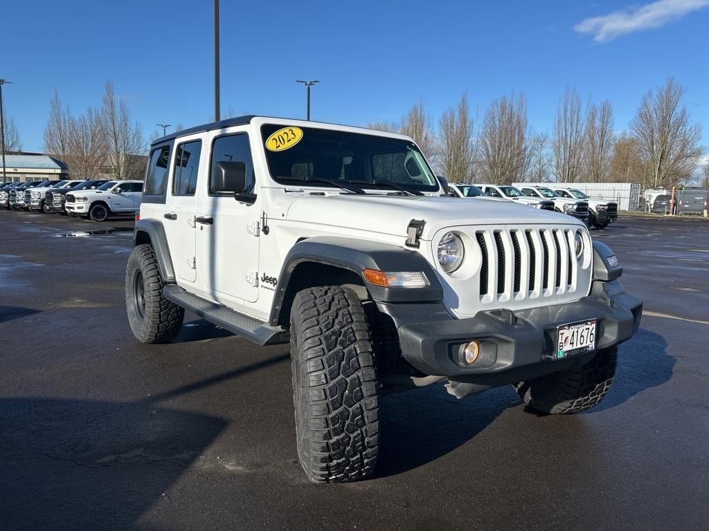 used 2023 Jeep Wrangler car, priced at $37,998