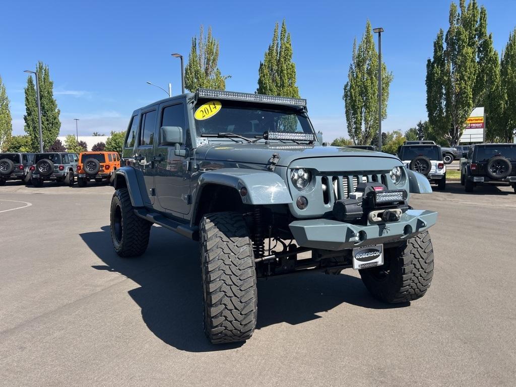 used 2014 Jeep Wrangler Unlimited car, priced at $26,998