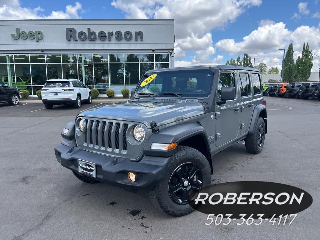 used 2020 Jeep Wrangler Unlimited car, priced at $25,750