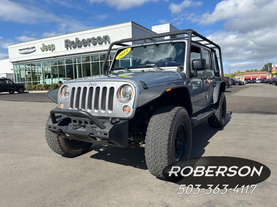 used 2015 Jeep Wrangler Unlimited car, priced at $24,998