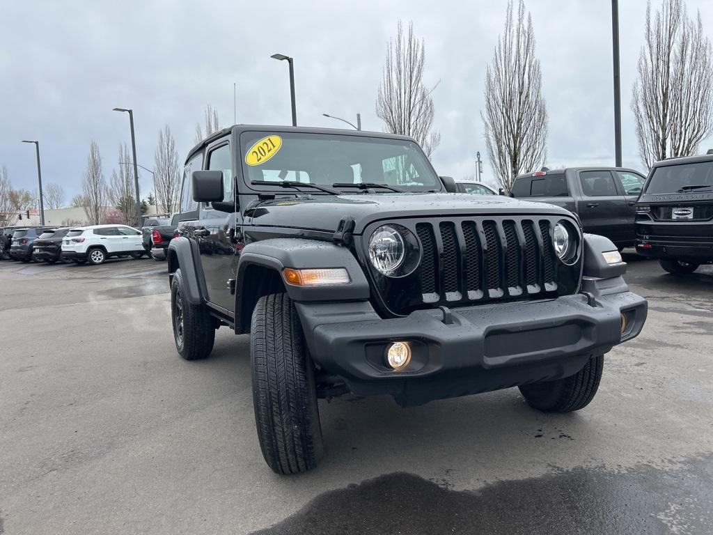 used 2021 Jeep Wrangler car, priced at $27,998