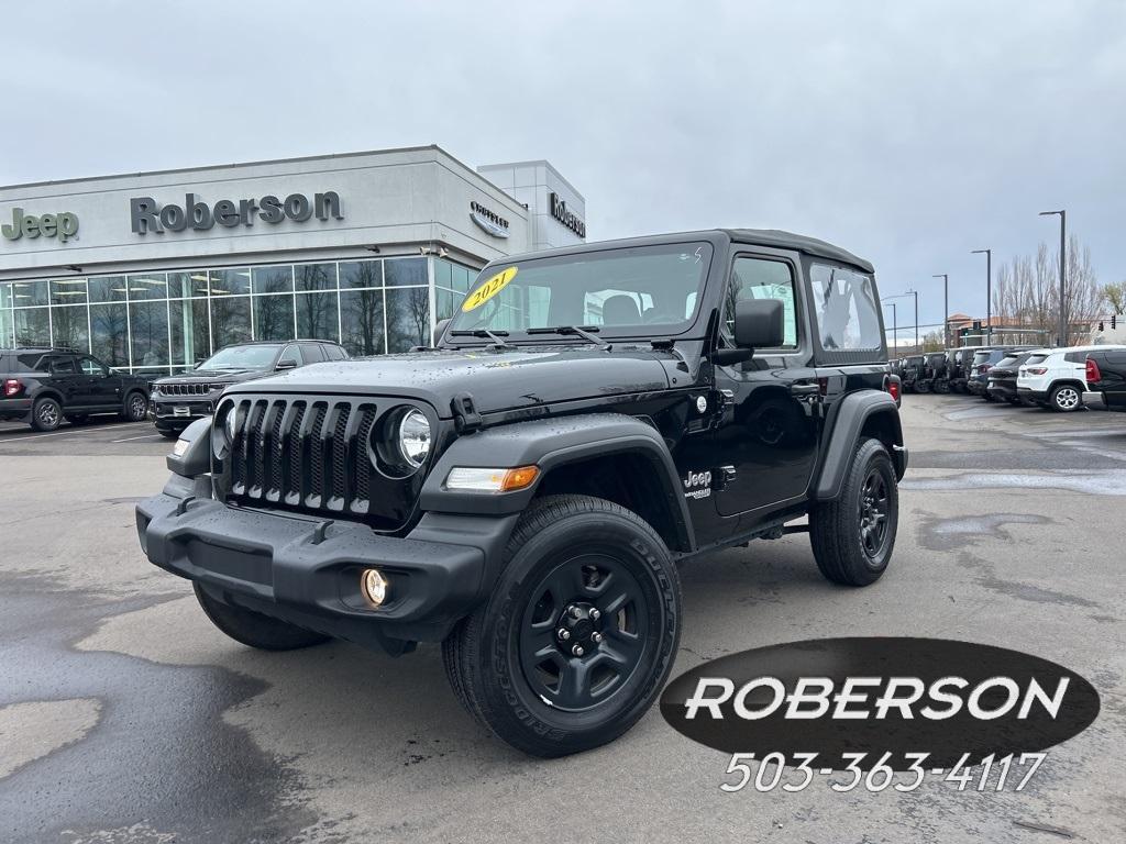 used 2021 Jeep Wrangler car, priced at $27,998