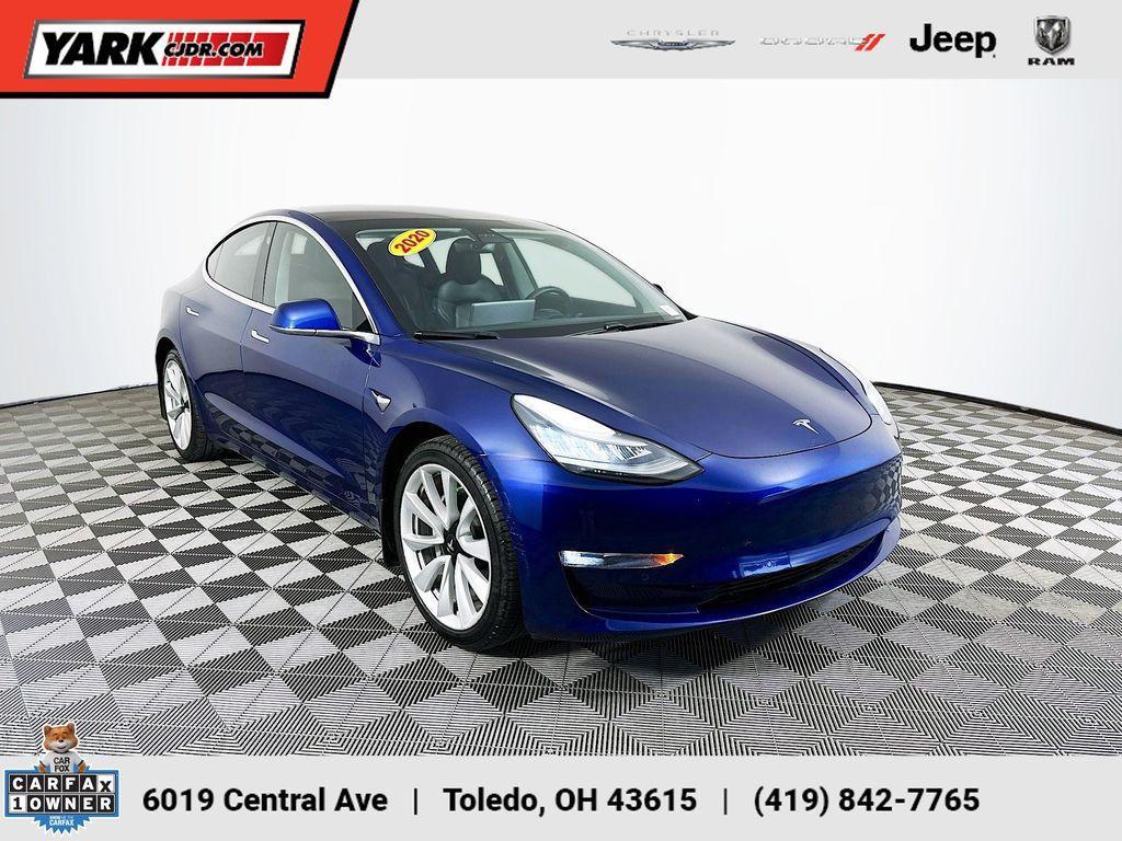 used 2020 Tesla Model 3 car, priced at $17,599