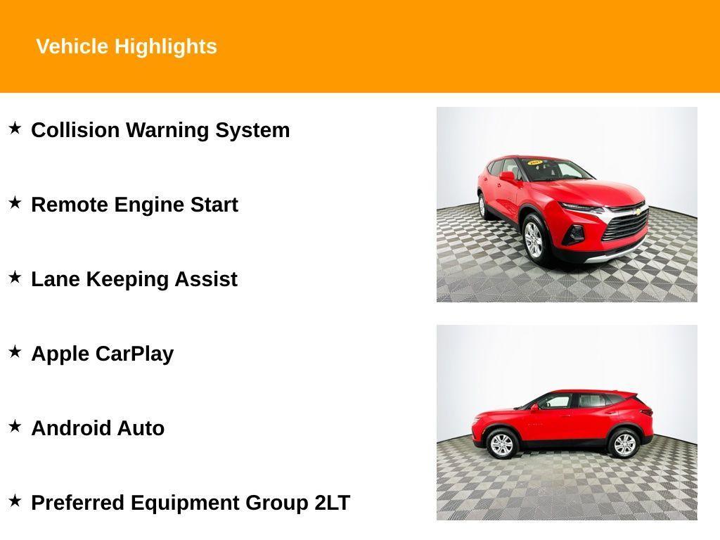 used 2021 Chevrolet Blazer car, priced at $22,699